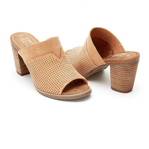 Toms Shoes - TOMS Sandstorm Perforated Suede Majorca Mule